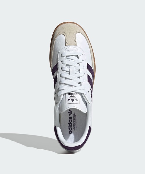 adidas(アディダス)の「サンバ OG / Samba OG / アディダスオリジナルス adidas Originals(スニーカー・レディース・ホワイト×パープル・28.0cm/23.5cm/24.0cm/24.5cm/23.0cm/22.0cm/22.5cm/26.5cm/27.0cm/26.0cm/25.5cm/25.0cm/27.5cm)」の7枚目の写真