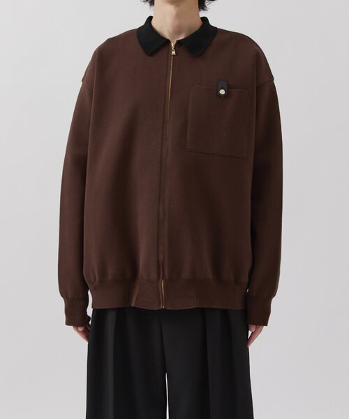 CULLNI(クルニ)の「【CULLNI for Lui's】ニットジップブルゾン(ニット/セーター・メンズ・ブルー/ブラウン/ブラック・2/1)」の16枚目の写真