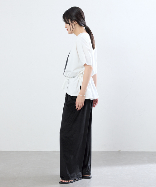 IENA(イエナ)の「シアーベロア パンツ(その他パンツ・レディース・ブラック/ブラウン・36/38)」の13枚目の写真