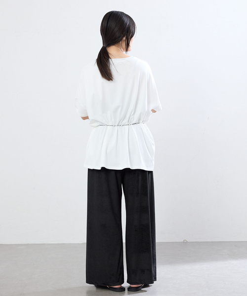 IENA(イエナ)の「シアーベロア パンツ(その他パンツ・レディース・ブラック/ブラウン・36/38)」の14枚目の写真