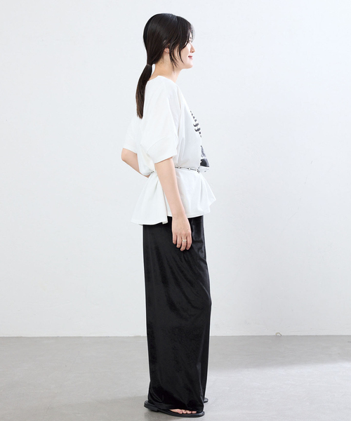 IENA(イエナ)の「シアーベロア パンツ(その他パンツ・レディース・ブラック/ブラウン・36/38)」の15枚目の写真