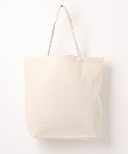 Ol' Basics(オールベーシックス)の「Ol' Basics(オール・ベーシックス) トートバッグ キャンバス イラスト ロゴ プリント 鞄 BAG アメカジ メンズ レディース ユニセックス Lサイズ(トートバッグ・レディース・ベージュ系1/ベージュ系2・FREE)」の4枚目の写真