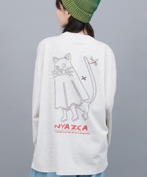 おばけニャスカロングTシャツ【ユニセックス】