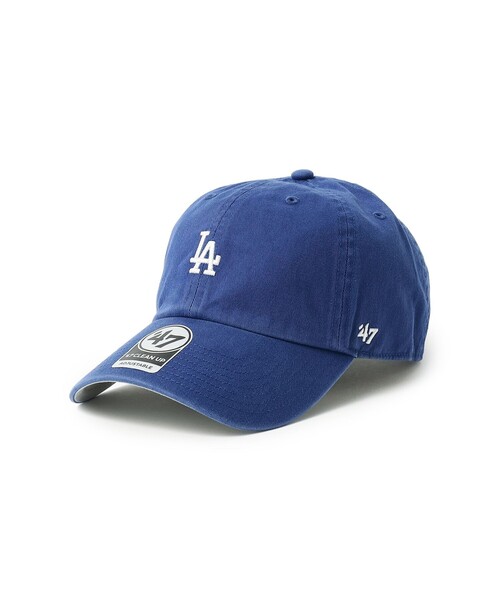 BEAMS HEART(ビームスハート)の「【ユニセックス】'47 CLEAN UP / BASE RUNNER キャップ LA(キャップ・メンズ・ホワイト系その他7/グリーン/ネイビー/ブルー・ONE SIZE)」の4枚目の写真