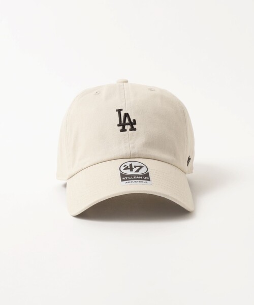 BEAMS HEART(ビームスハート)の「【ユニセックス】'47 CLEAN UP / BASE RUNNER キャップ LA(キャップ・メンズ・ホワイト系その他7/グリーン/ネイビー/ブルー・ONE SIZE)」の5枚目の写真