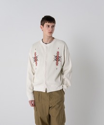 PENDLETON（ペンドルトン）の「コットンサーマル 刺繍カーディガン（カーディガン/ボレロ）」