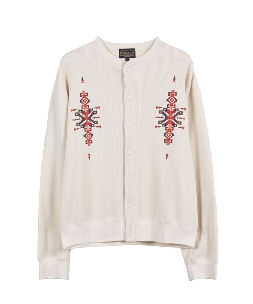 PENDLETON(ペンドルトン)の「コットンサーマル 刺繍カーディガン(カーディガン/ボレロ・メンズ・チャコールグレー/ブラック/Cobalt・LARGE/X-LARGE/SMALL/MEDIUM)」の9枚目の写真