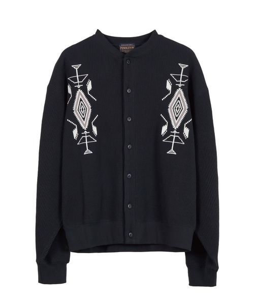 PENDLETON(ペンドルトン)の「コットンサーマル 刺繍カーディガン(カーディガン/ボレロ・メンズ・チャコールグレー/ブラック/Cobalt・LARGE/X-LARGE/SMALL/MEDIUM)」の11枚目の写真