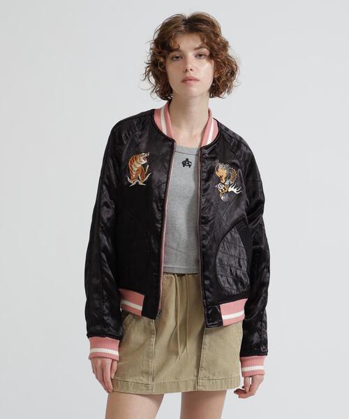 AVIREX(アヴィレックス)の「《NAVAL COLLECTION》QUILTING SUKA JACKET"CB'S"(スカジャン・レディース・ピンク・F)」の15枚目の写真