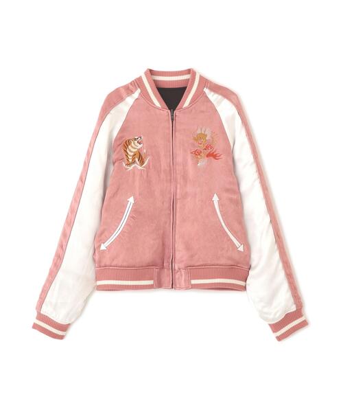 AVIREX(アヴィレックス)の「《NAVAL COLLECTION》QUILTING SUKA JACKET"CB'S"(スカジャン・レディース・ピンク・F)」の17枚目の写真