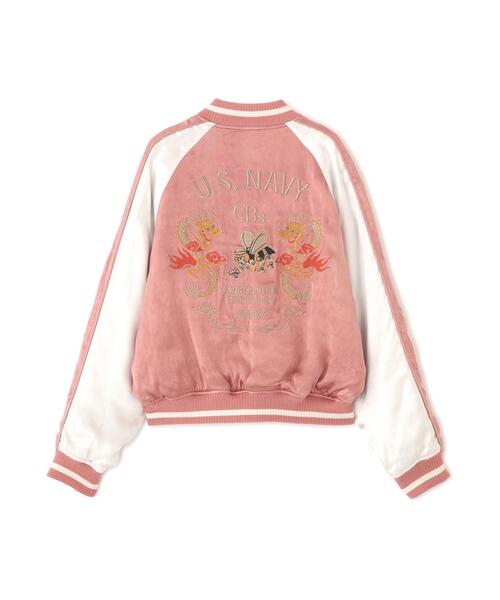 AVIREX(アヴィレックス)の「《NAVAL COLLECTION》QUILTING SUKA JACKET"CB'S"(スカジャン・レディース・ピンク・F)」の18枚目の写真