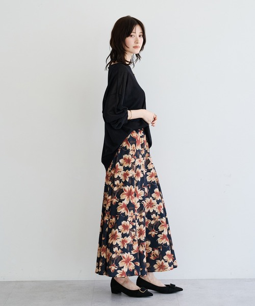 YECCA VECCA(イェッカヴェッカ)の「シアーニットプルオーバー(ニット/セーター・レディース・ブラウン/ブラック/ライトベージュ・FREE)」の19枚目の写真