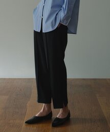 【HERITANOVUM】サイドジップテーパードパンツ