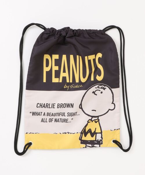 PEANUTS(ピーナッツ)の「PEANUTSナップザック(バックパック/リュック・レディース・パープル/ライトグリーン/ブルー/オレンジ/ブラウン/レッド・FREE)」の6枚目の写真