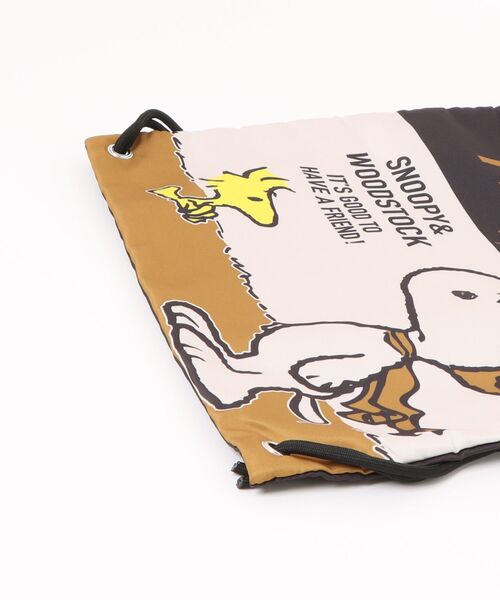PEANUTS(ピーナッツ)の「PEANUTSナップザック(バックパック/リュック・レディース・パープル/ライトグリーン/ブルー/オレンジ/ブラウン/レッド・FREE)」の8枚目の写真