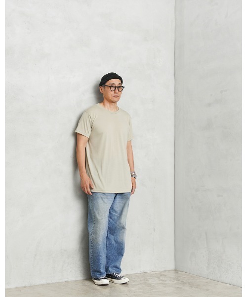 MILITARY(ミリタリー)の「実物 新品 デッドストック 米軍 MOISTURE WICKING Tシャツ SAND【1パック】MADE IN USA(Tシャツ/カットソー・メンズ・サンドベージュ・MEDIUM/LARGE)」の5枚目の写真