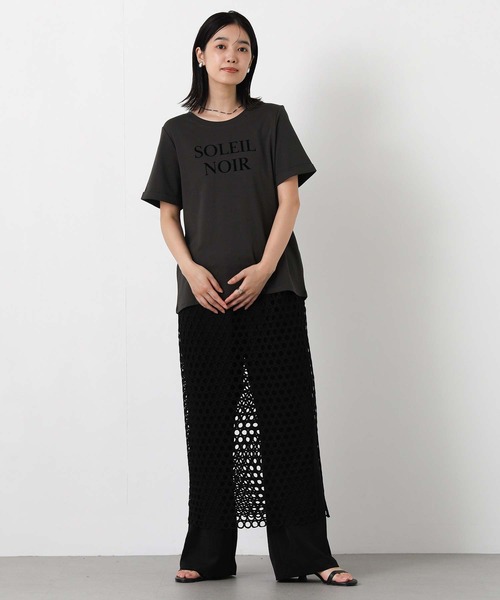 Gready Brilliant(グレディブリリアン)の「トリケアフロッキーロゴTシャツ(Tシャツ/カットソー・レディース・ホワイト/チャコールグレー・38)」の17枚目の写真