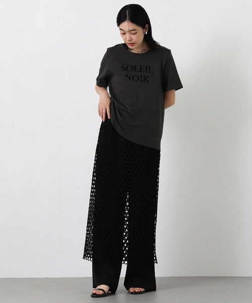 Gready Brilliant(グレディブリリアン)の「トリケアフロッキーロゴTシャツ(Tシャツ/カットソー・レディース・ホワイト/チャコールグレー・38)」の20枚目の写真