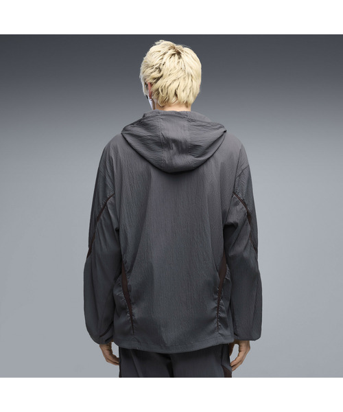 PUMA（プーマ）の「PUMA プーマ ユニセックス セラレーター トラックジャケット（ジャージ・メンズ・アッシュグレー/ダークブラウン系・SMALL/MEDIUM/X-LARGE/LARGE）」の10枚目の写真