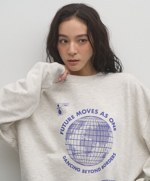 CIAOPANIC TYPY（チャオパニックティピー）の「【ZOZO限定】【UNISEX】グローブプリントスウェット（スウェット・レディース・ブラウン/チャコールグレー/ネイビー/グレー・MEDIUM/LARGE）」の7枚目の写真