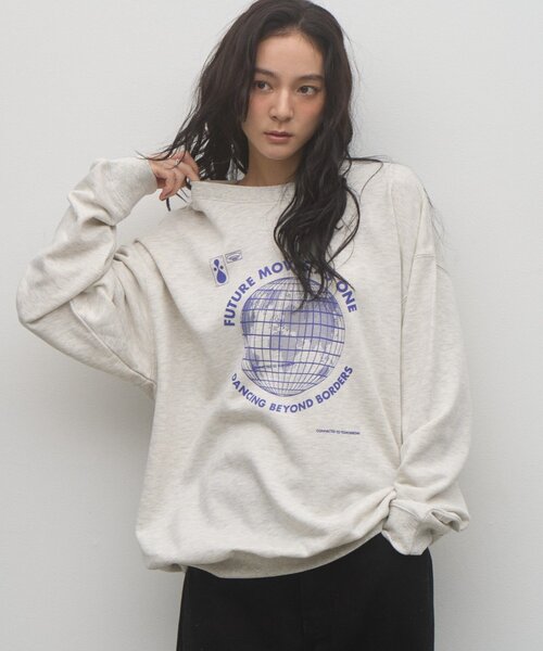 CIAOPANIC TYPY（チャオパニックティピー）の「【ZOZO限定】【UNISEX】グローブプリントスウェット（スウェット・レディース・ブラウン/チャコールグレー/ネイビー/グレー・MEDIUM/LARGE）」の11枚目の写真