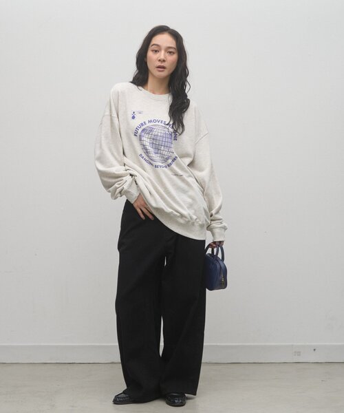 CIAOPANIC TYPY（チャオパニックティピー）の「【ZOZO限定】【UNISEX】グローブプリントスウェット（スウェット・レディース・ブラウン/チャコールグレー/ネイビー/グレー・MEDIUM/LARGE）」の13枚目の写真