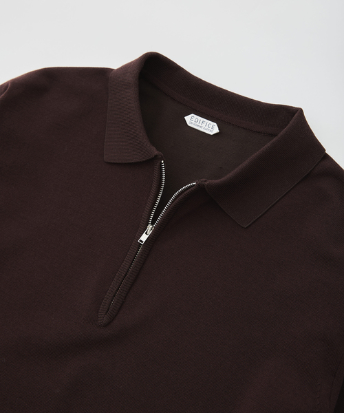 EDIFICE(エディフィス)の「14ゲージ ハーフ ジップ ニット(ニット/セーター・メンズ・ホワイト/ブラック/ブラウン・SMALL/MEDIUM/LARGE)」の21枚目の写真