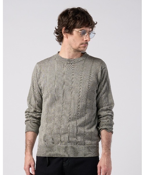 wjk(ダヴルジェイケイ)の「GIMA stripe knit pull-over(ニット/セーター・メンズ・ピンク/グレー/ブラック・X-LARGE/SMALL/LARGE/MEDIUM)」の5枚目の写真