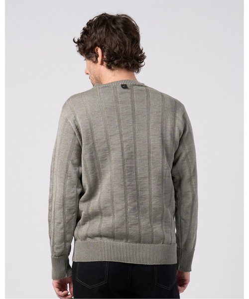 wjk(ダヴルジェイケイ)の「GIMA stripe knit pull-over(ニット/セーター・メンズ・ピンク/グレー/ブラック・X-LARGE/SMALL/LARGE/MEDIUM)」の7枚目の写真