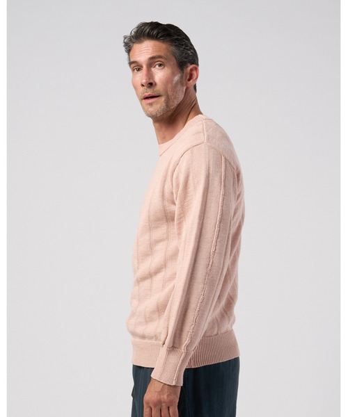 wjk(ダヴルジェイケイ)の「GIMA stripe knit pull-over(ニット/セーター・メンズ・ピンク/グレー/ブラック・X-LARGE/SMALL/LARGE/MEDIUM)」の11枚目の写真