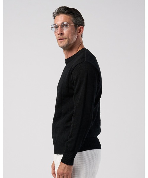 wjk(ダヴルジェイケイ)の「GIMA stripe knit pull-over(ニット/セーター・メンズ・ピンク/グレー/ブラック・X-LARGE/SMALL/LARGE/MEDIUM)」の15枚目の写真