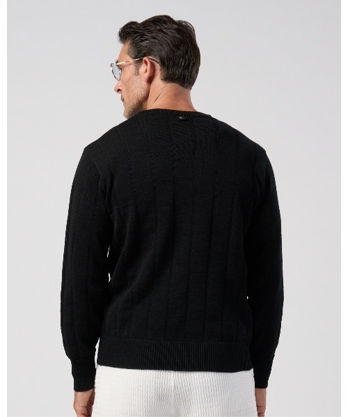wjk(ダヴルジェイケイ)の「GIMA stripe knit pull-over(ニット/セーター・メンズ・ピンク/グレー/ブラック・X-LARGE/SMALL/LARGE/MEDIUM)」の16枚目の写真