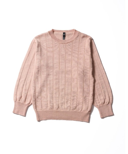 wjk(ダヴルジェイケイ)の「GIMA stripe knit pull-over(ニット/セーター・メンズ・ピンク/グレー/ブラック・X-LARGE/SMALL/LARGE/MEDIUM)」の8枚目の写真