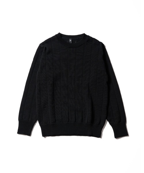 wjk(ダヴルジェイケイ)の「GIMA stripe knit pull-over(ニット/セーター・メンズ・ピンク/グレー/ブラック・X-LARGE/SMALL/LARGE/MEDIUM)」の13枚目の写真