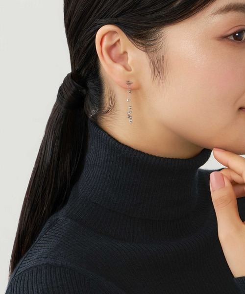 VENDOME AOYAMA(ヴァンドーム青山)の「プラチナ ピアス(ピアス(両耳用)・レディース・プラチナム・ONE SIZE)」の4枚目の写真