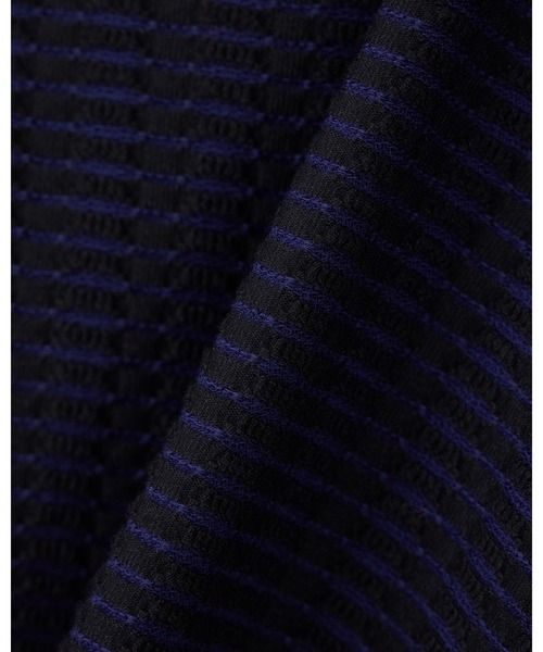 EMPORIO ARMANI(エンポリオアルマーニ)の「【エンポリオ アルマーニ】レギュラーフィット ボーダー柄 クルーネックセーター(ニット/セーター・レディース・ブルー系その他/セージグリーン・SMALL/LARGE/MEDIUM)」の13枚目の写真