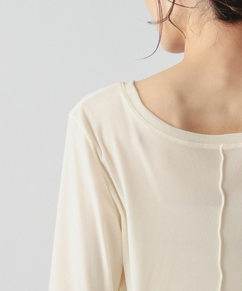 GLOBAL WORK(グローバルワーク)の「チュールフロッキー2WAYプルオーバー/1046122(Tシャツ/カットソー・レディース・ライトグレー/ブラック/アイボリー・MEDIUM/LARGE)」の22枚目の写真