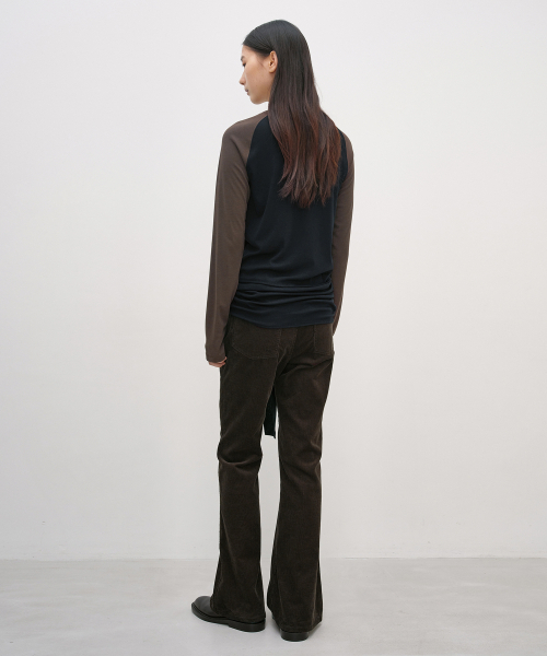 INSILENCE WOMEN（インサイレンスウーマン）の「ラグランストラップTシャツ ブラック（Tシャツ/カットソー・レディース・その他・SMALL/MEDIUM）」の3枚目の写真