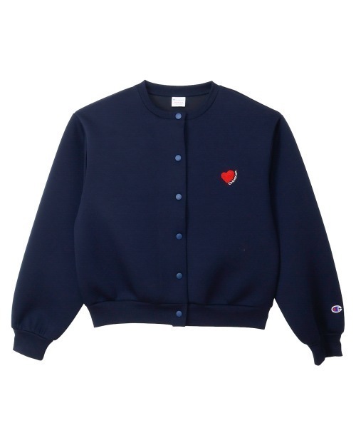 Champion（チャンピオン）の「チャンピオン Champion SNAP CARDIGAN（カーディガン/ボレロ・レディース・ネイビー/ダークブラウン/ライトベージュ・M/L）」の3枚目の写真
