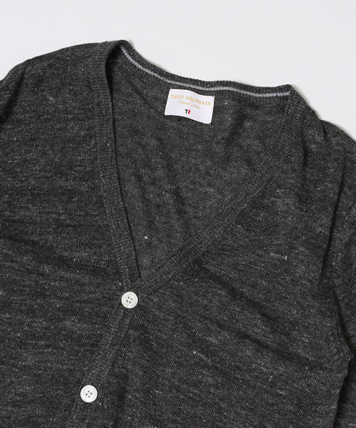 NANO universe（ナノユニバース）の「フレンチリネンVカーデ L/S
