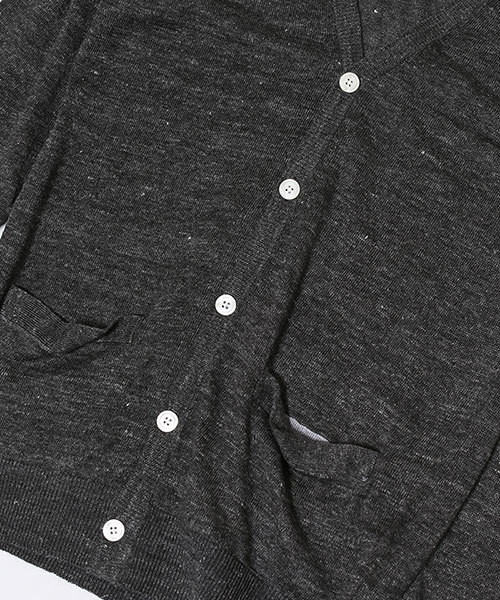 NANO universe（ナノユニバース）の「フレンチリネンVカーデ L/S