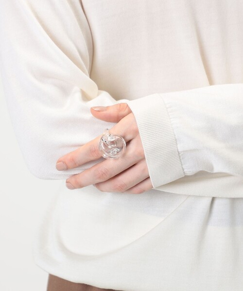 LEVENS(レヴェンス)の「LEVENS JEWELS BUBBLE リング(リング・レディース・クリア/ブラウン・M)」の3枚目の写真