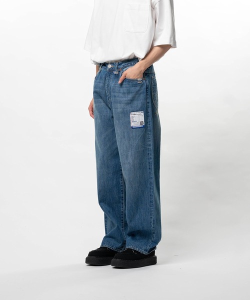 In・stru(men-tal).（インストルメンタル）の「【in・stru(men-tal)./ インストールメンタル】HARD WASHED SELVAGE DENIM BAGGY PANTS（デニムパンツ・メンズ・ブラック/インディゴブルー・44/46）」の5枚目の写真