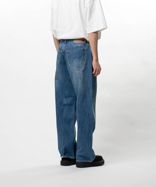 In・stru(men-tal).（インストルメンタル）の「【in・stru(men-tal)./ インストールメンタル】HARD WASHED SELVAGE DENIM BAGGY PANTS（デニムパンツ・メンズ・ブラック/インディゴブルー・44/46）」の6枚目の写真