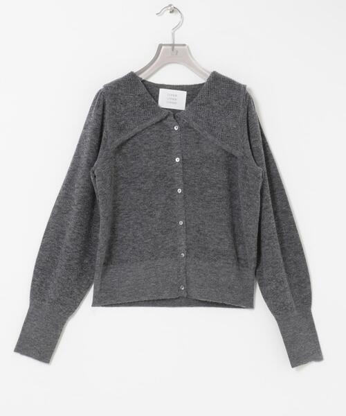 crinkle crinkle crinkle（クリンクルクリンクルクリンクル）の「crinkle crinkle crinkle　POINT TAIL SAILOR KNIT（ニット/セーター・レディース・グレー/ピンク・FREE）」の3枚目の写真