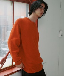 Lamb Wool Crew-Neck Knit