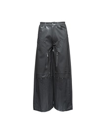 Jent Louis（ジェントルイス）の「Double Knee Leather Pants / ダブルニーレザーパンツ（その他パンツ）」