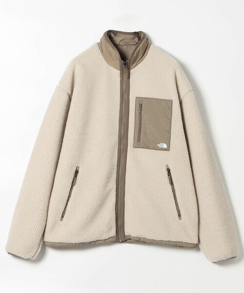 THE NORTH FACE(ザノースフェイス)の「THE NORTH FACE/ザ・ノース・フェイス リバーシブルエクストリームパイルフリースジャケット(ユニセックス)(ブルゾン・メンズ・ブラック/ナチュラル・LARGE/X-LARGE/MEDIUM)」の2枚目の写真