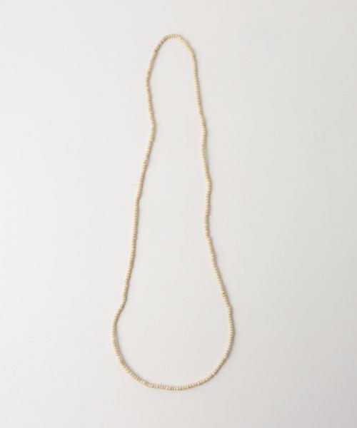 coen(コーエン)の「ハンドメイドビーズネックレス(ネックレス・メンズ・ブラック/ナチュラル/レッド/イエロー/ターコイズブルー・フリー)」の3枚目の写真