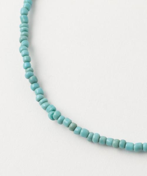coen(コーエン)の「ハンドメイドビーズネックレス(ネックレス・メンズ・ブラック/ナチュラル/レッド/イエロー/ターコイズブルー・フリー)」の6枚目の写真